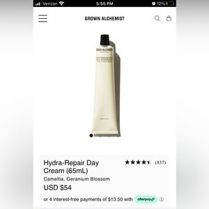 Grown alchemist biological beauty hydra repair day cream